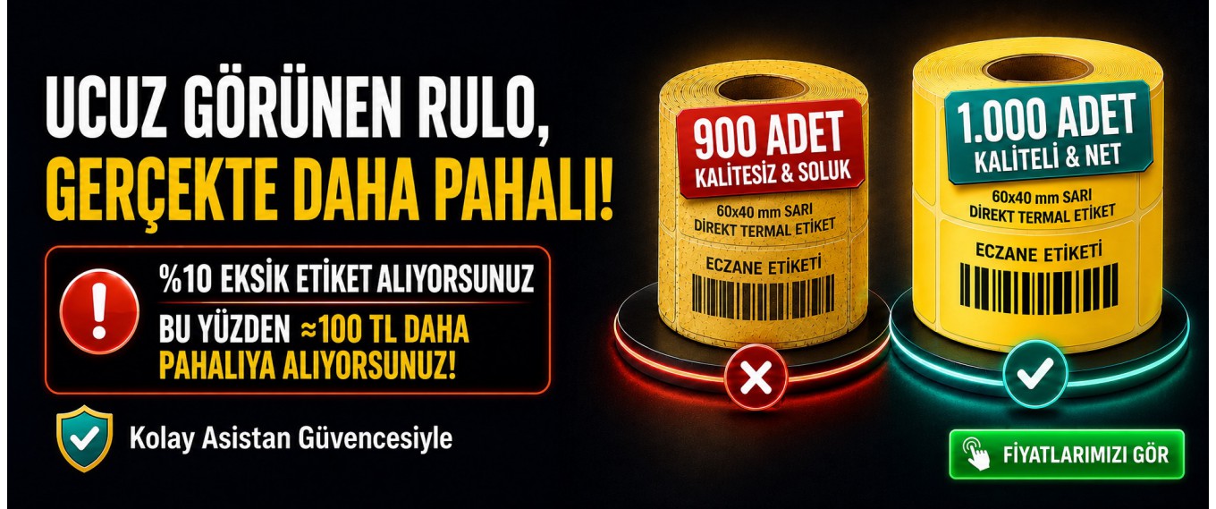 Etiket Rulo Sayısı ve Kalitesi